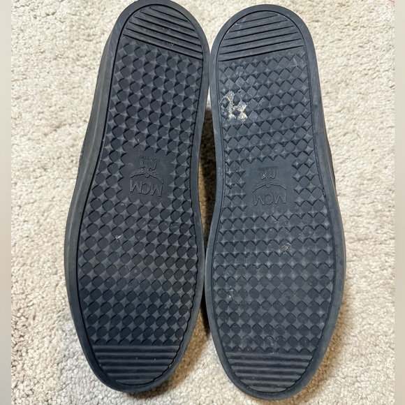 MCM Men's Metallic and Black Loafers - Picture 8 of 8